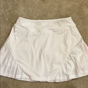 Under Armour White Golf Skirt